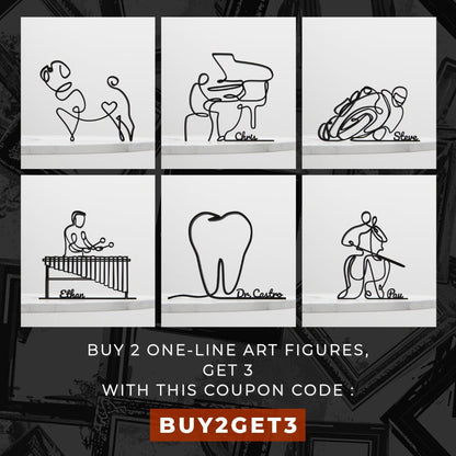 Anatolian Gift BoxFrankenstein - Customized Line Art Figure