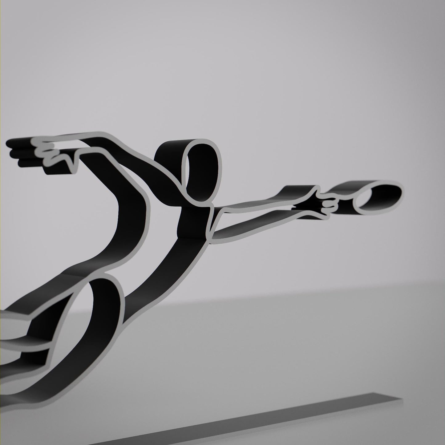 Anatolian Gift BoxFrisbee Player 02 - Customized Line Art Figure