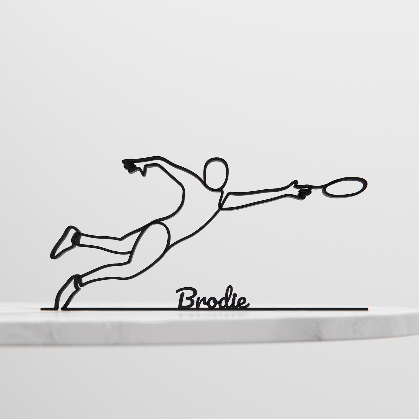 Anatolian Gift BoxFrisbee Player 02 - Customized Line Art Figure