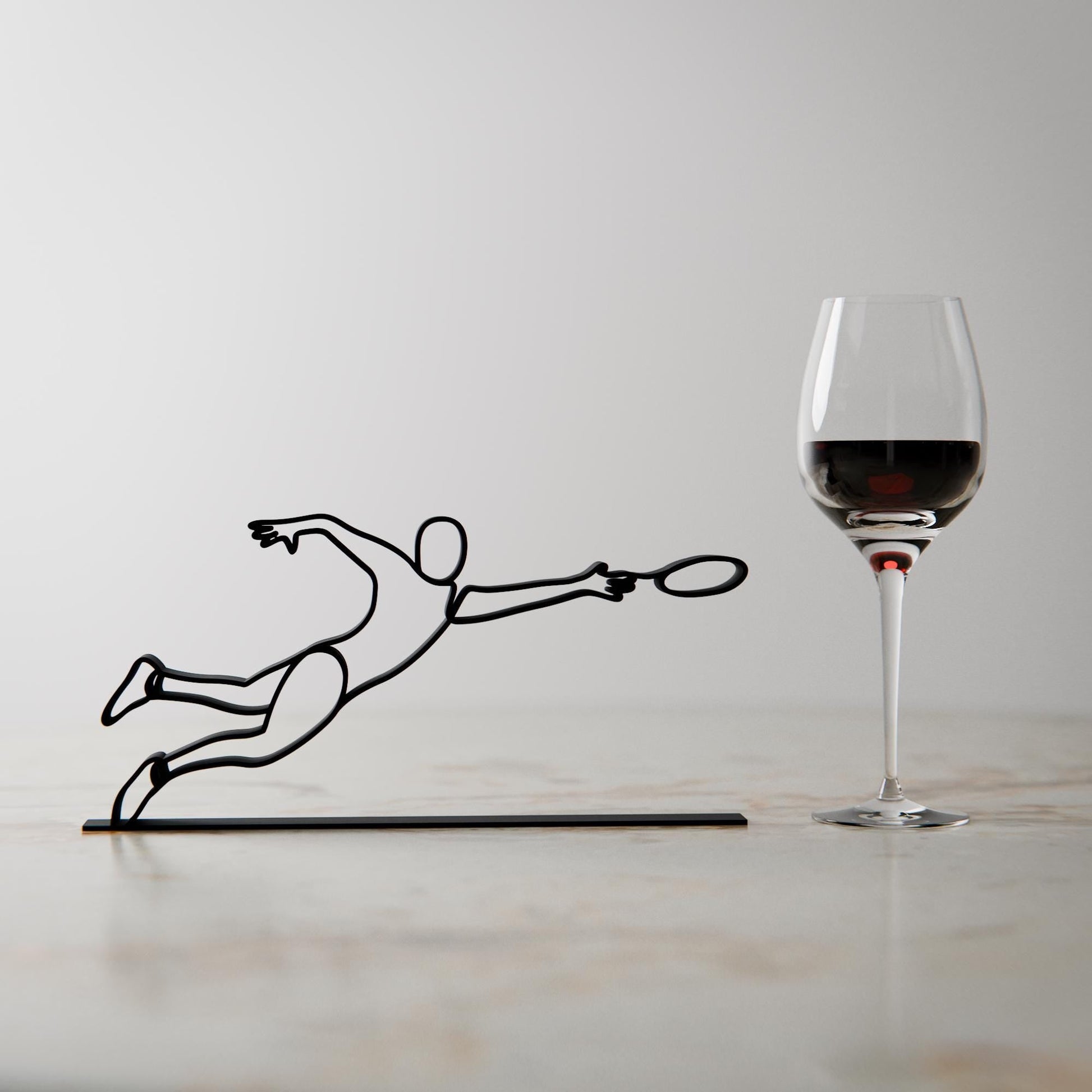 Anatolian Gift BoxFrisbee Player 02 - Customized Line Art Figure