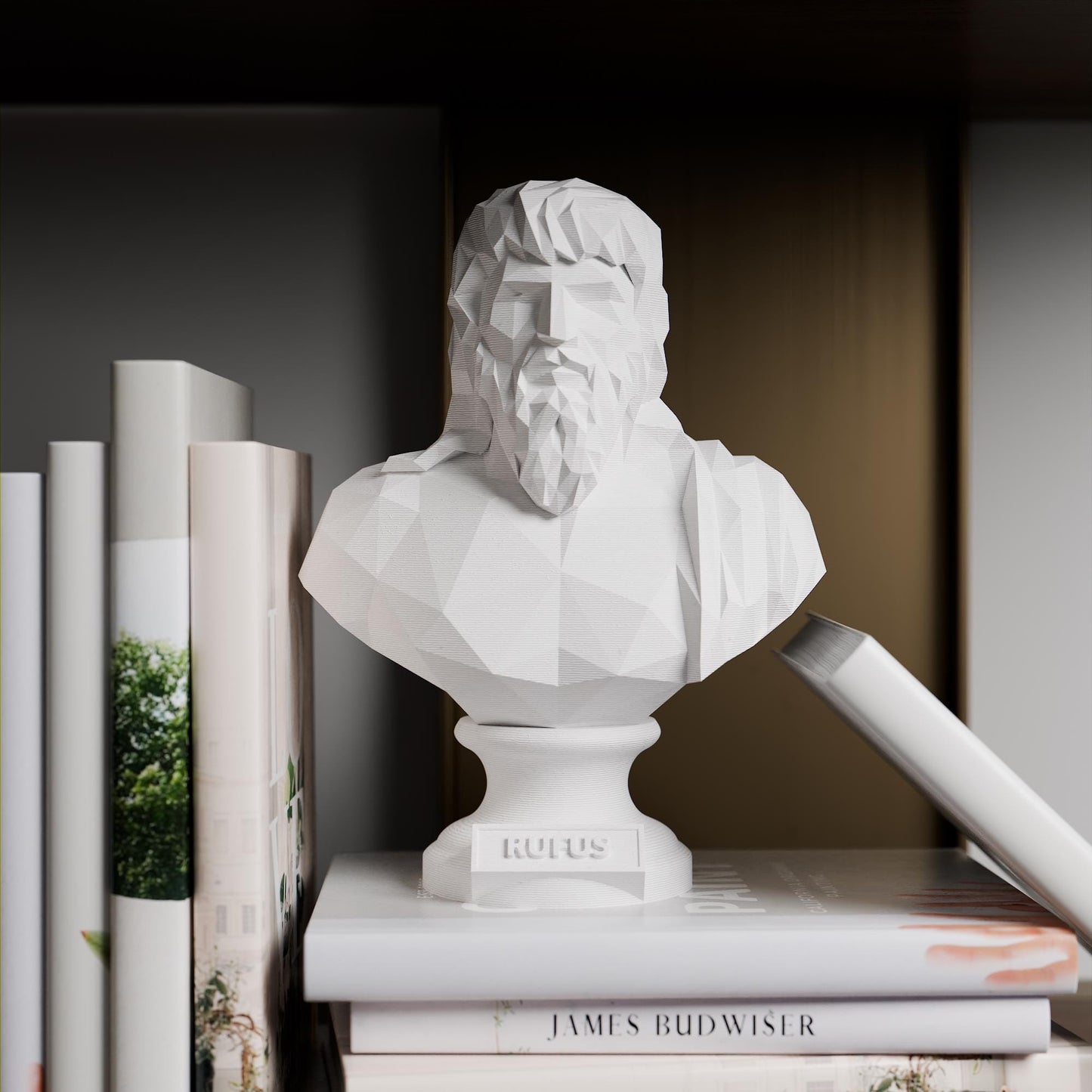 Anatolian Gift BoxGaius Musonius Rufus - Low Poly Bust