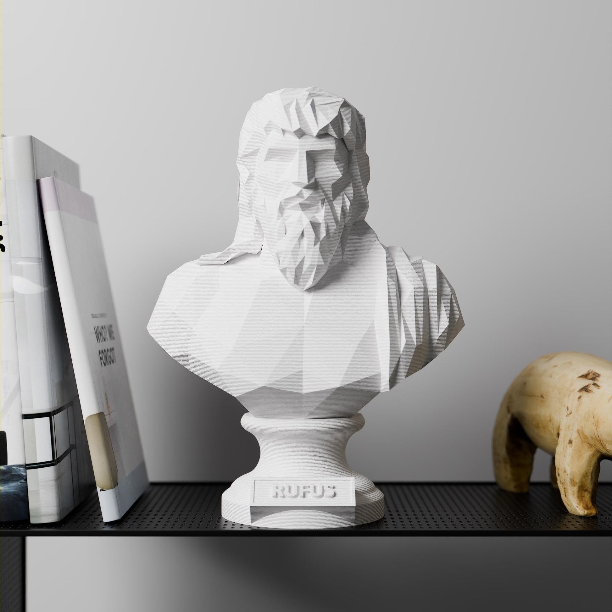 Anatolian Gift BoxGaius Musonius Rufus - Low Poly Bust