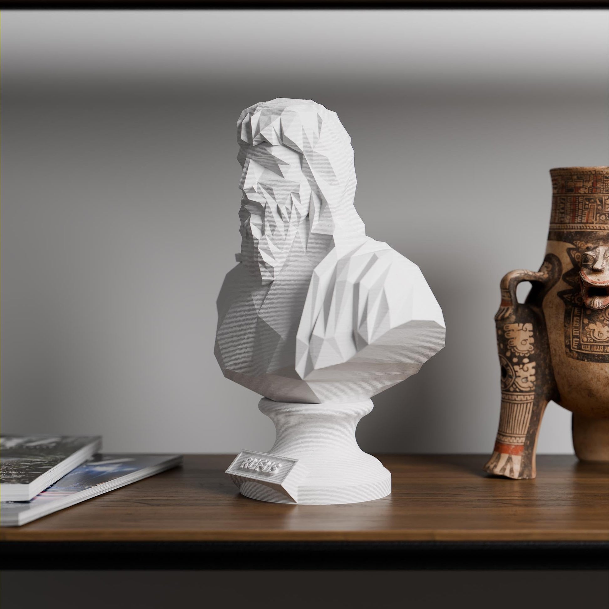 Anatolian Gift BoxGaius Musonius Rufus - Low Poly Bust