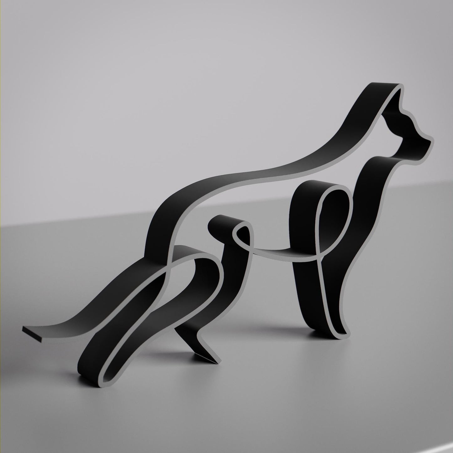 Anatolian Gift BoxGerman Shepherd Dog 82 - Line Art Figure