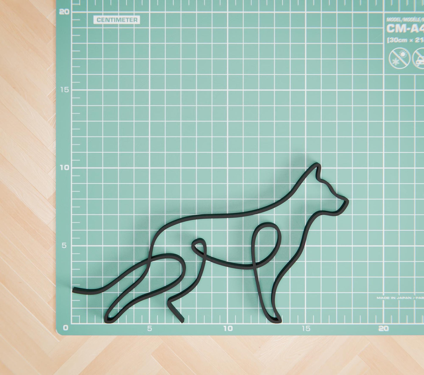 Anatolian Gift BoxGerman Shepherd Dog 82 - Line Art Figure