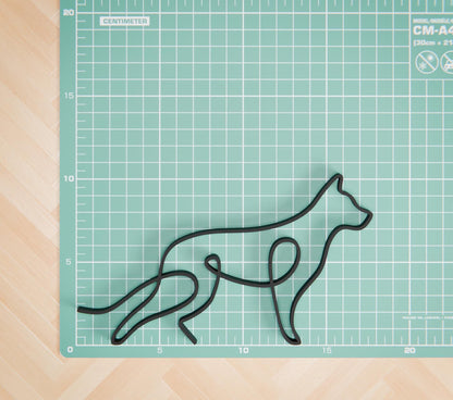 Anatolian Gift BoxGerman Shepherd Dog 82 - Line Art Figure