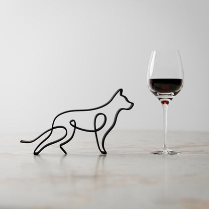 Anatolian Gift BoxGerman Shepherd Dog 82 - Line Art Figure