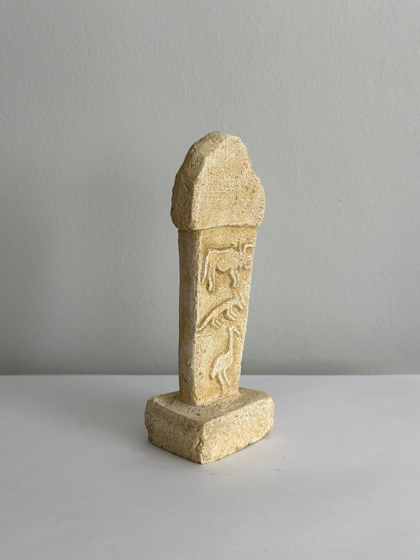 Anatolian Gift BoxGobeklitepe - Three animals; Pillar 2 in Enclosure A / Netflix Tv Series THE GIFT (ATIYE) Gobeklitepe , Urfa