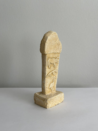 Anatolian Gift BoxGobeklitepe - Three animals; Pillar 2 in Enclosure A / Netflix Tv Series THE GIFT (ATIYE) Gobeklitepe , Urfa