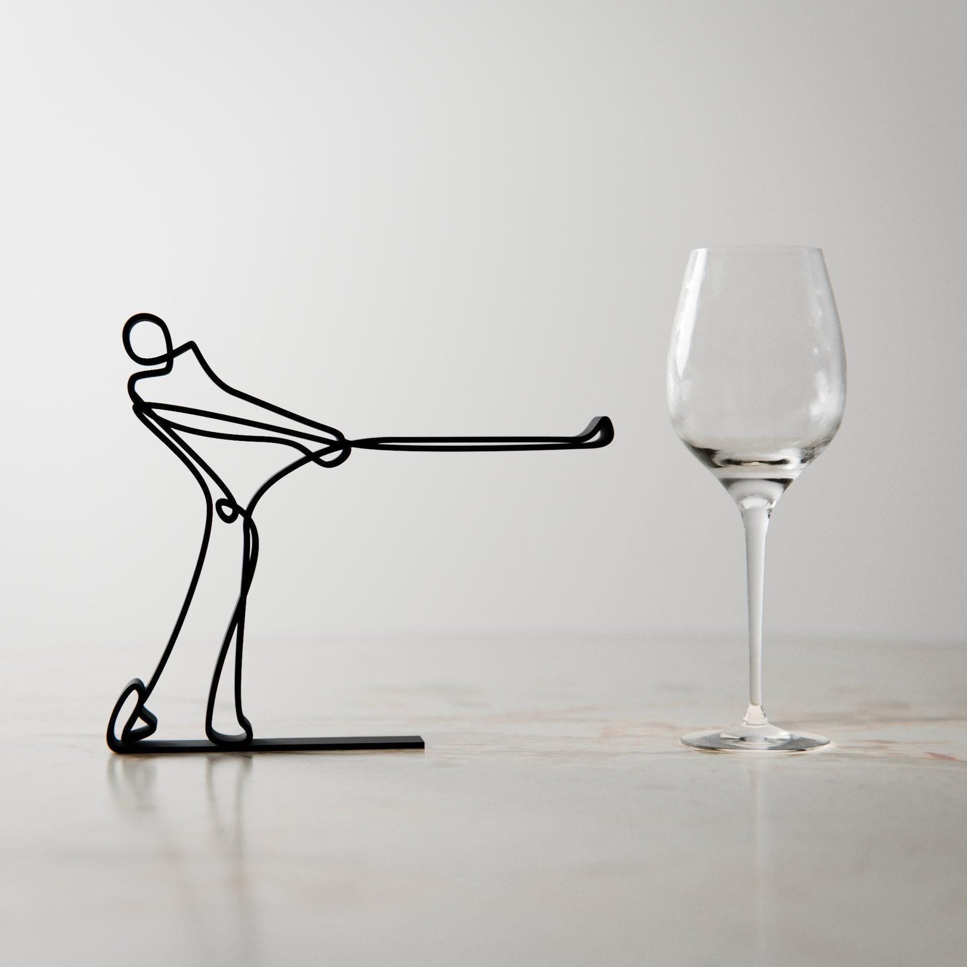 Anatolian Gift BoxGolf Player 02 - Customized Line Art Figure