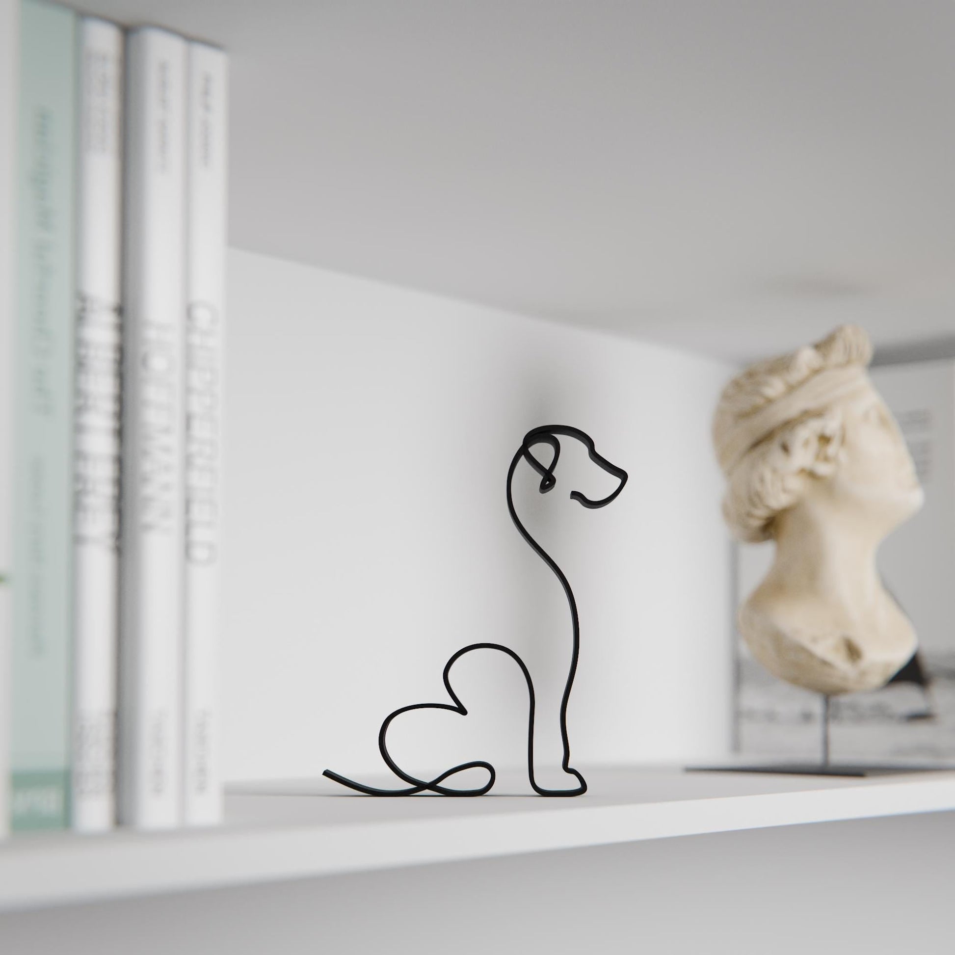 Anatolian Gift BoxGreat Dane Dog 18 - Line Art Figure - 