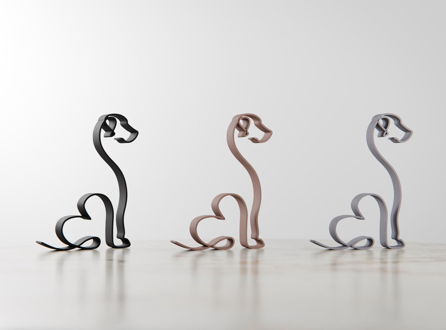 Anatolian Gift BoxGreat Dane Dog 18 - Line Art Figure - 