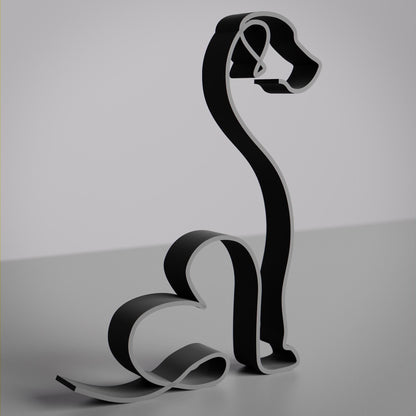 Anatolian Gift BoxGreat Dane Dog 18 - Line Art Figure - 