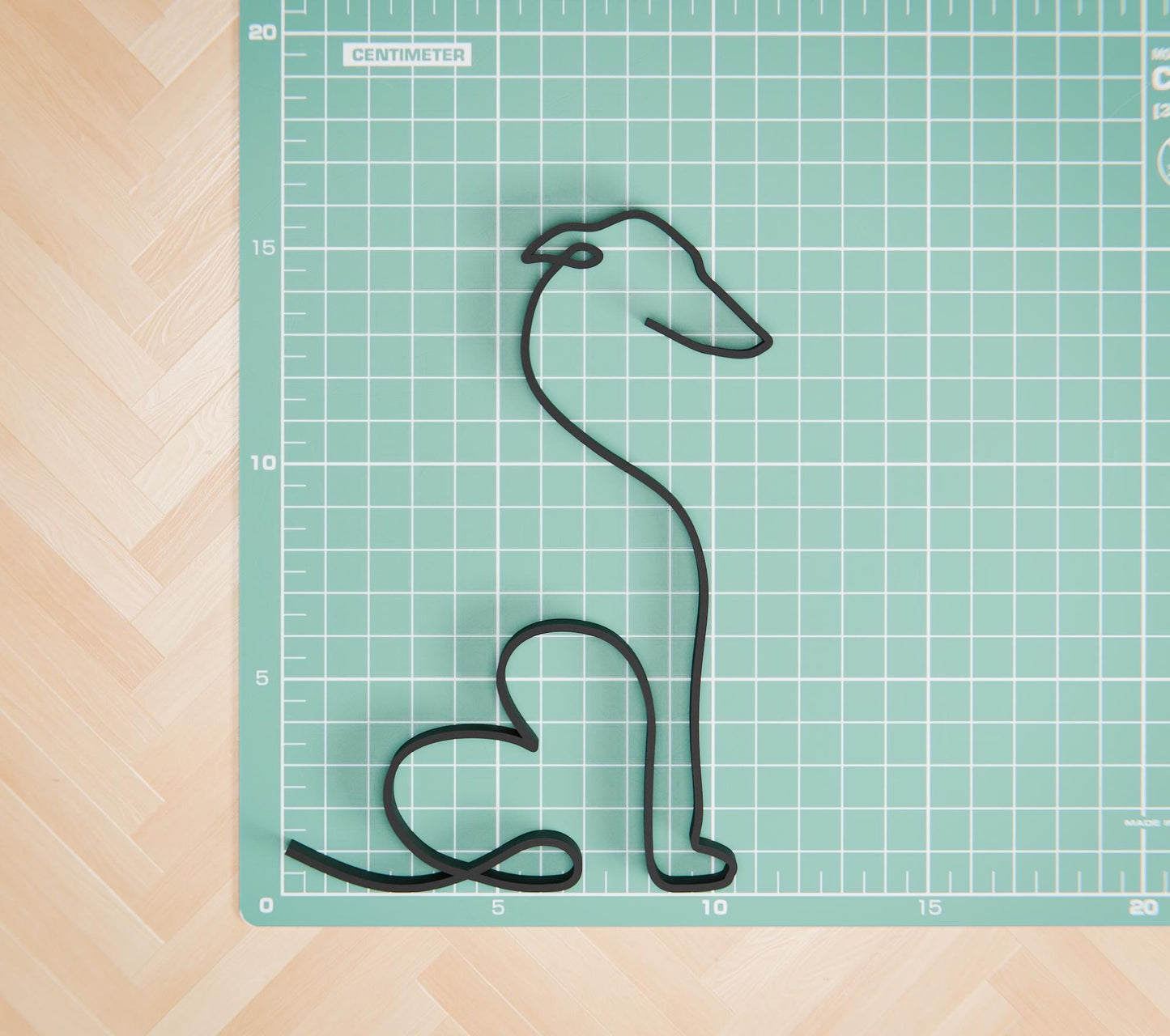 Anatolian Gift BoxGreyhound Dog 10 - Line Art Figure