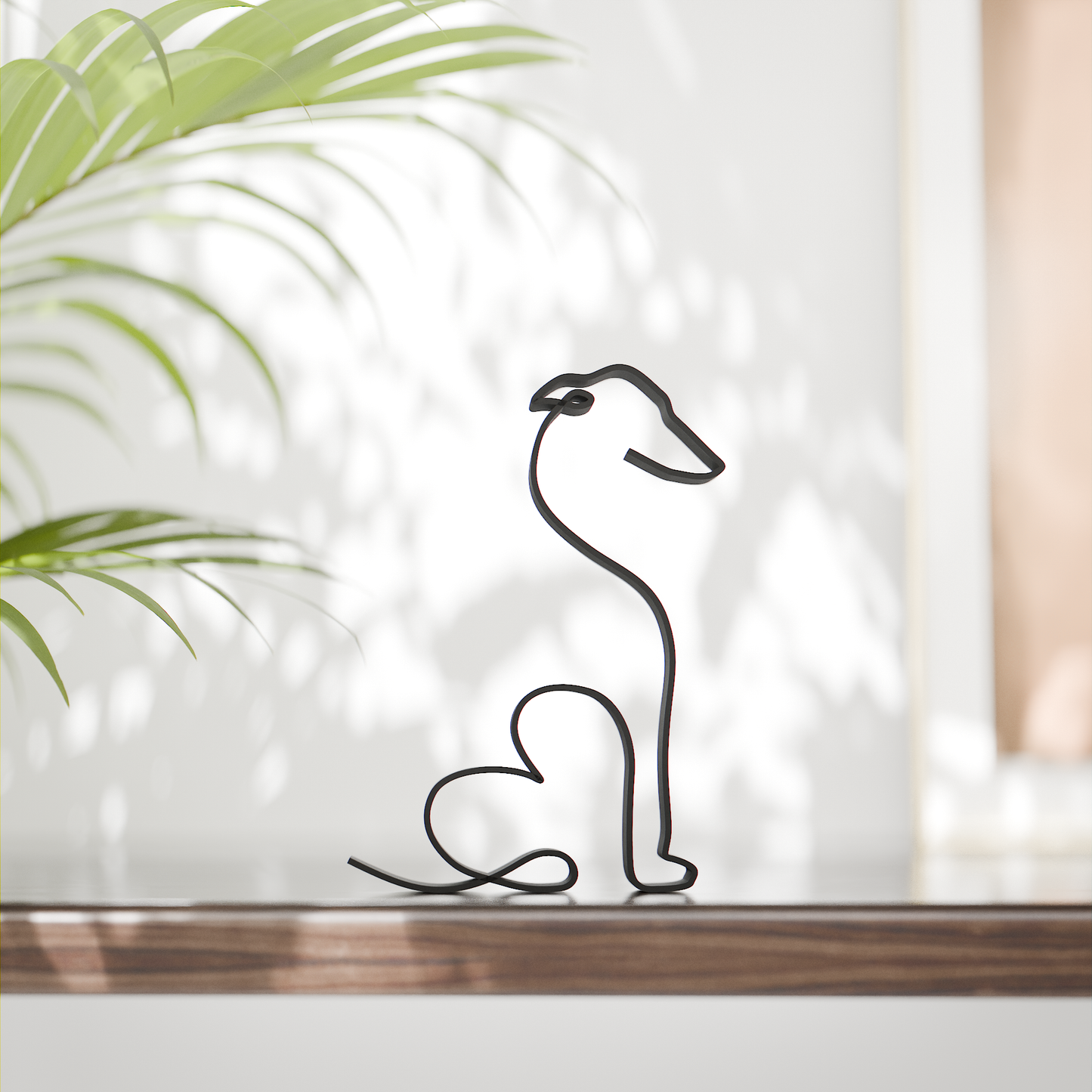 Greyhound Dog 10 - Line Art Figure