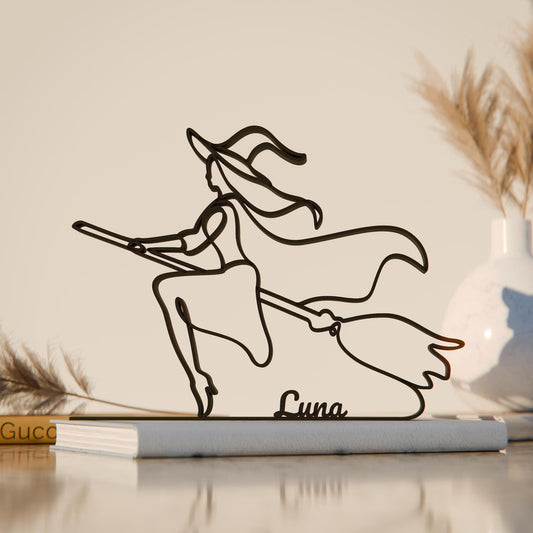 Anatolian Gift BoxHalloween Witch - Customized Line Art Figure