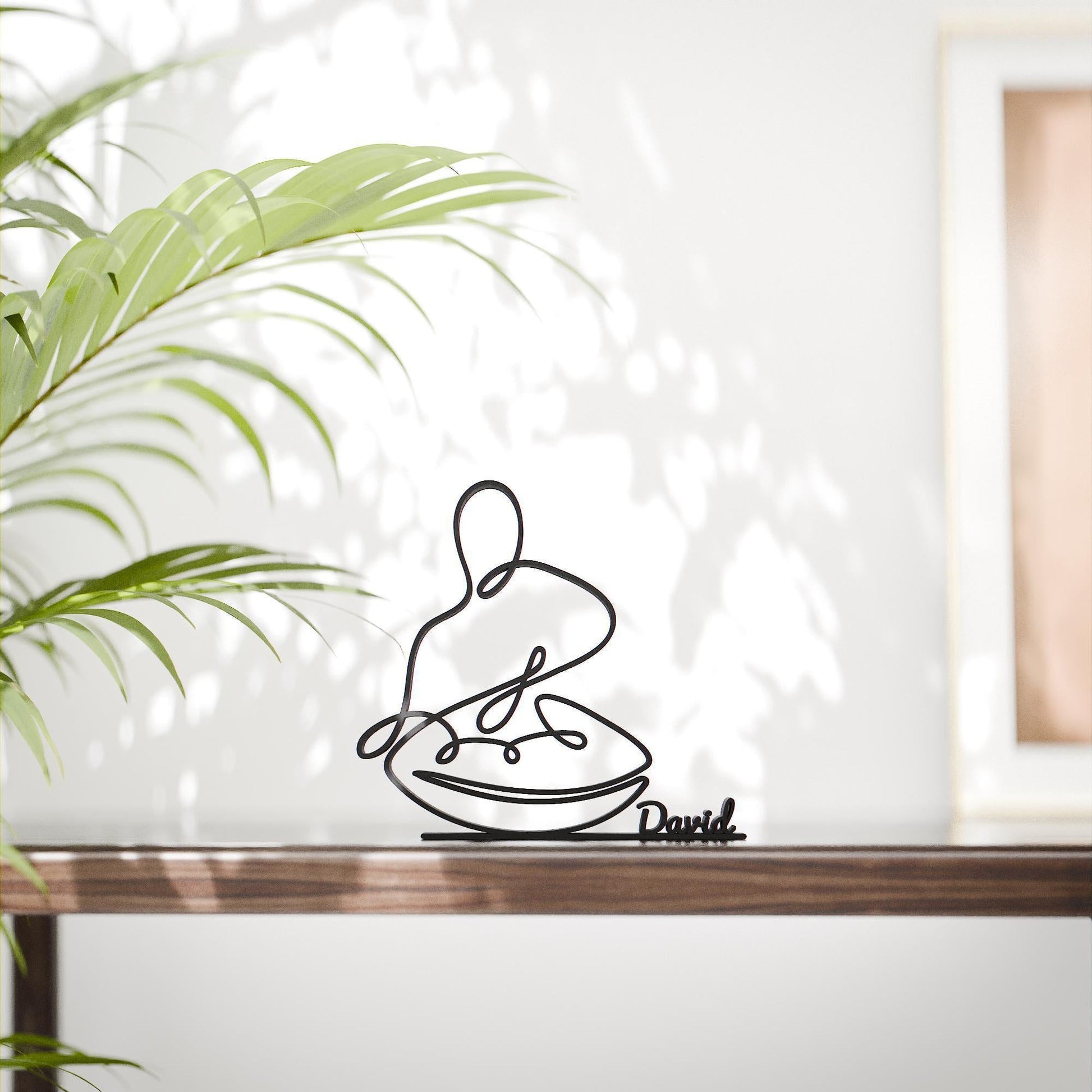 Anatolian Gift BoxHandpan Hang Drummer - Customized Line Art Figure