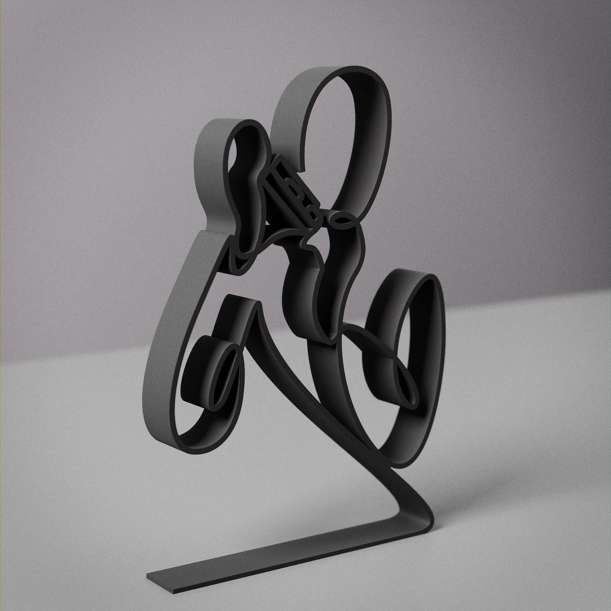 Anatolian Gift BoxHarmonica Player - Customized Line Art Figure