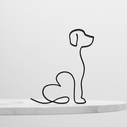 Anatolian Gift BoxHarrier Dog 14 - Line Art Figure