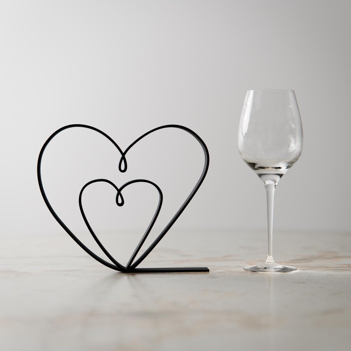 Anatolian Gift BoxHeart - Customized Line Art Figure