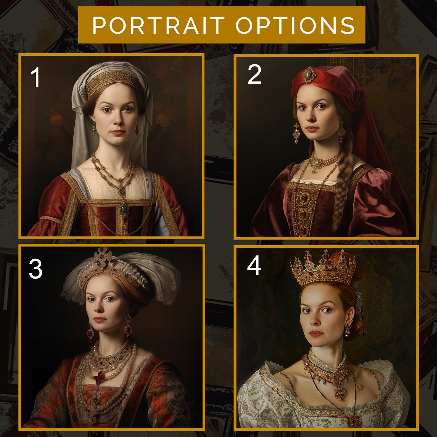 Customized Royal Portrait from Photo, Turn Me Into a Royal Painting | Custom Portrait Gift | Valentines Day Gift |  Digital Download