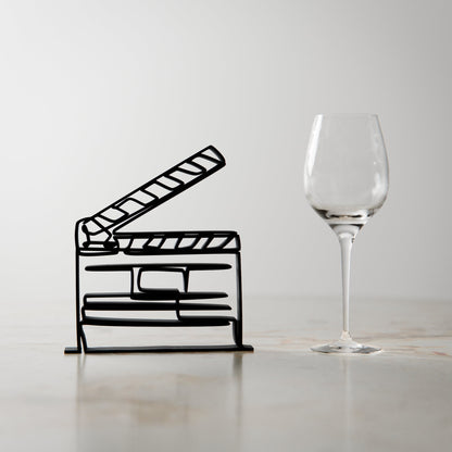 Movie Clapboard - Customized Line Art Figure
