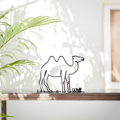 Camel - Customized Line Art Figure