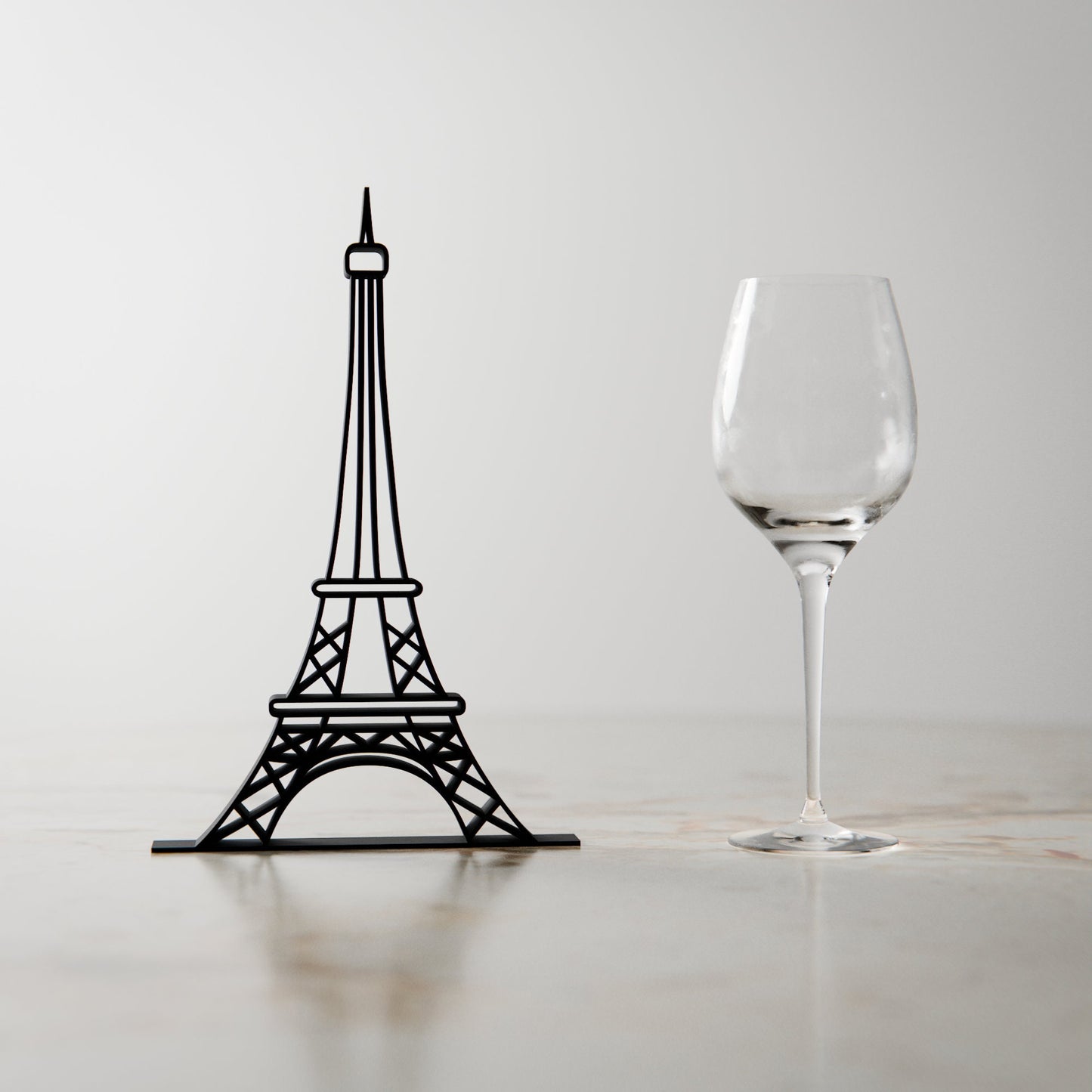 Eiffel Tower - Customized Line Art Figure