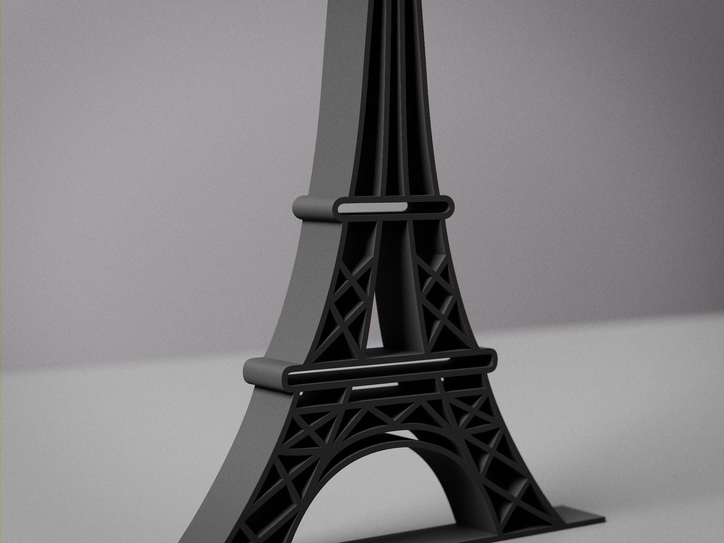 Eiffel Tower - Customized Line Art Figure
