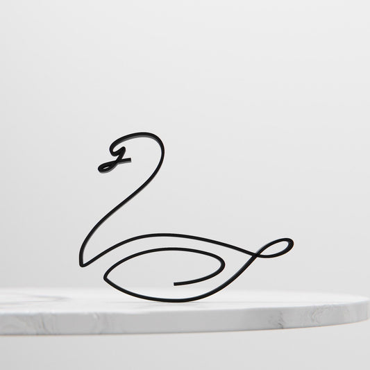 Swan - Line Art Figure