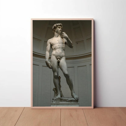 Customized Michelangelo's David Statue Portrait from Photo, Turn Me Into a David | Custom Portrait Gift | Halloween Gift | Digital Download