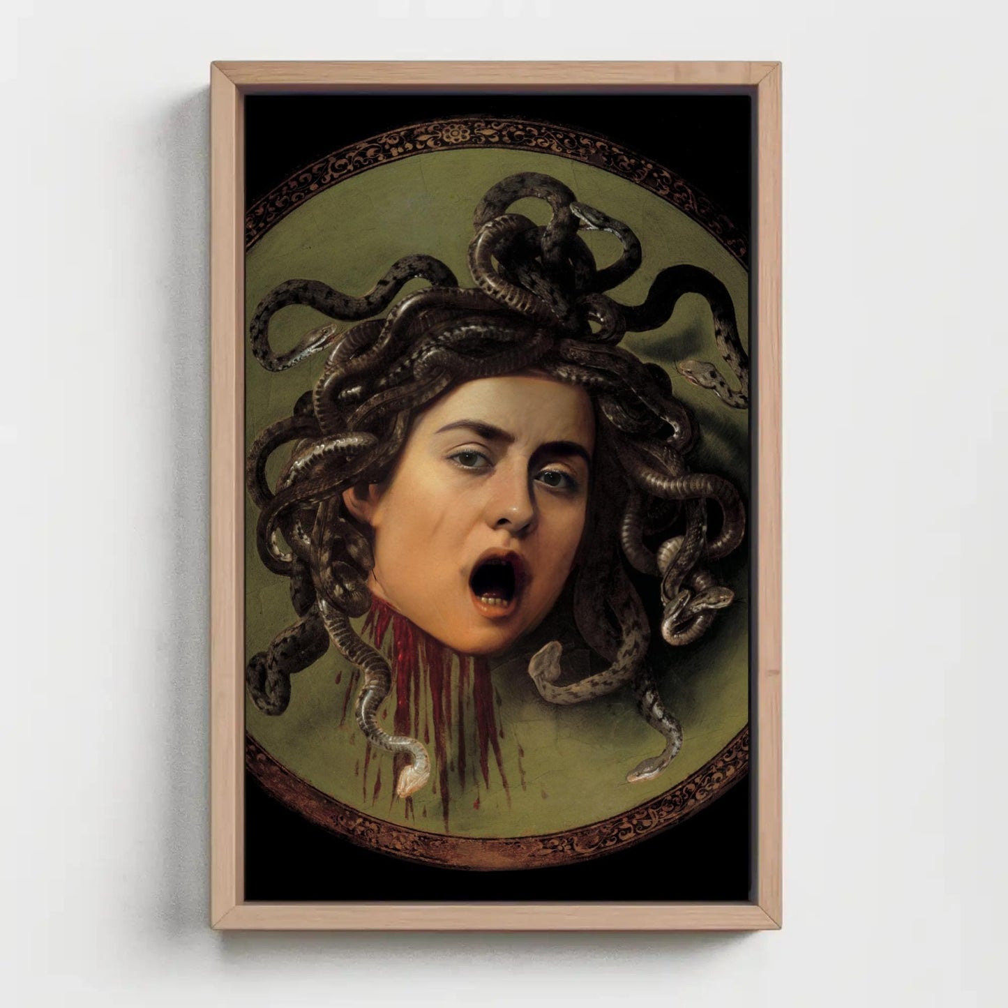 Customized Medusa Head Portrait from Photo, Turn Me Into Medusa | Custom Portrait Gift | Halloween Gift | Digital Download