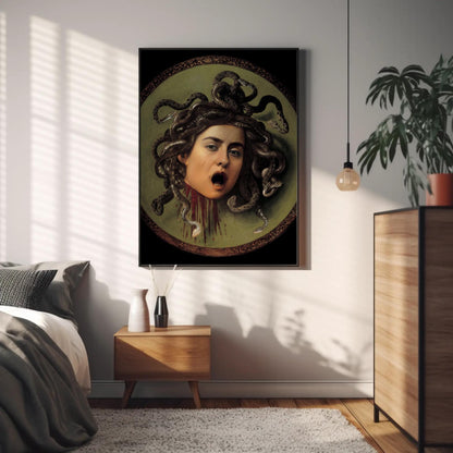 Customized Medusa Head Portrait from Photo, Turn Me Into Medusa | Custom Portrait Gift | Halloween Gift | Digital Download