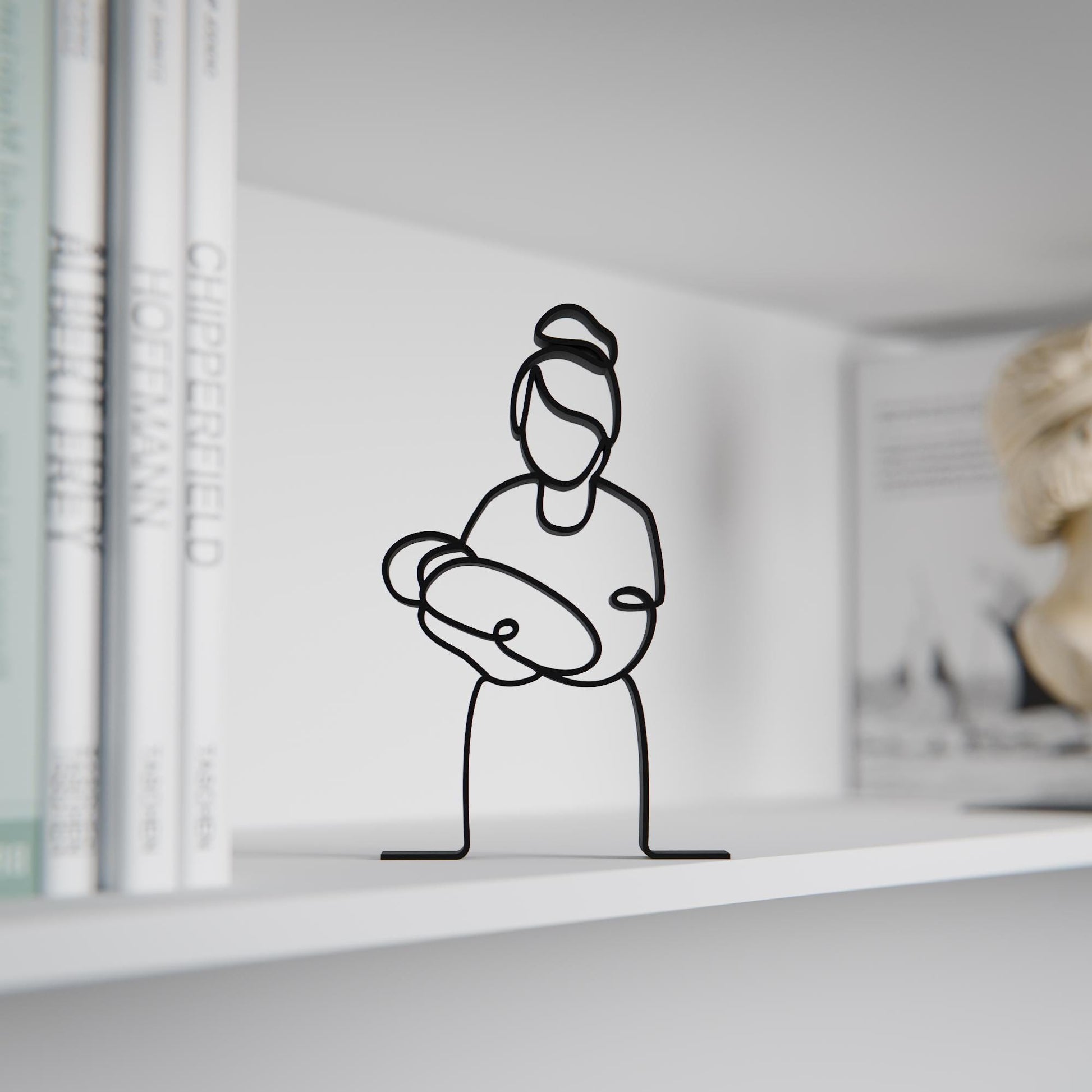 Midwife - Customized Line Art Figure