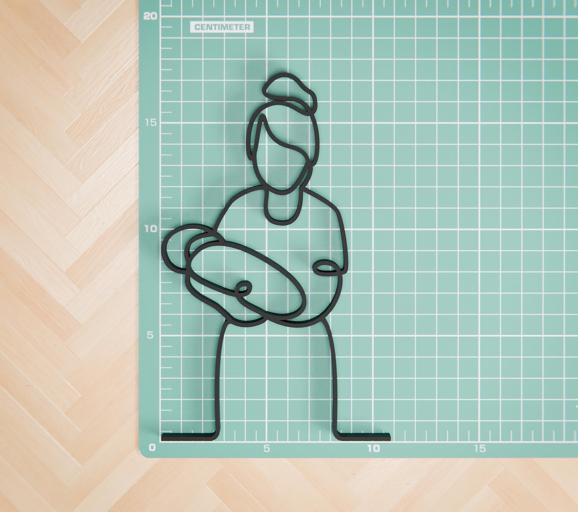 Midwife - Customized Line Art Figure