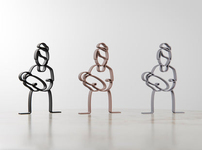 Midwife - Customized Line Art Figure