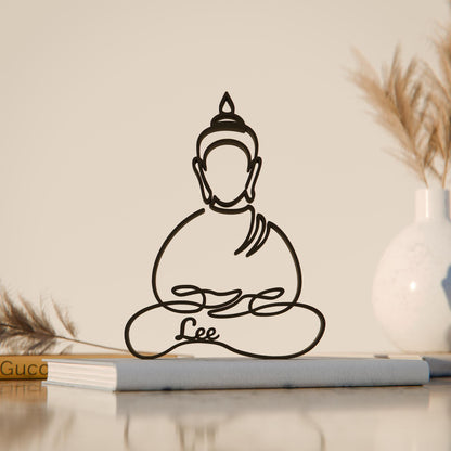 Buddha - Customized Line Art Figure