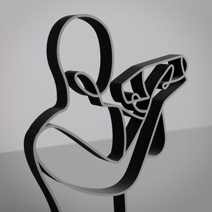 Bartender - Customized Line Art Figure