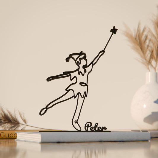 Peter Pan - Customized Line Art Figure
