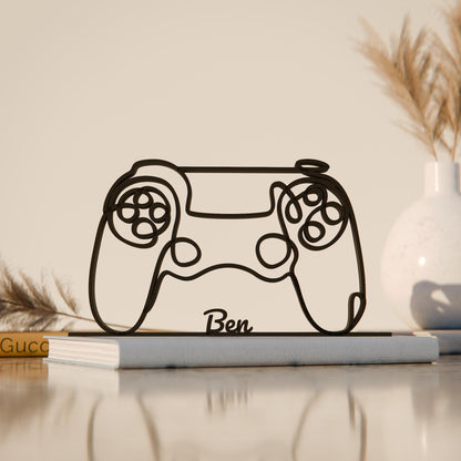 Gamepad - Customized Line Art Figure