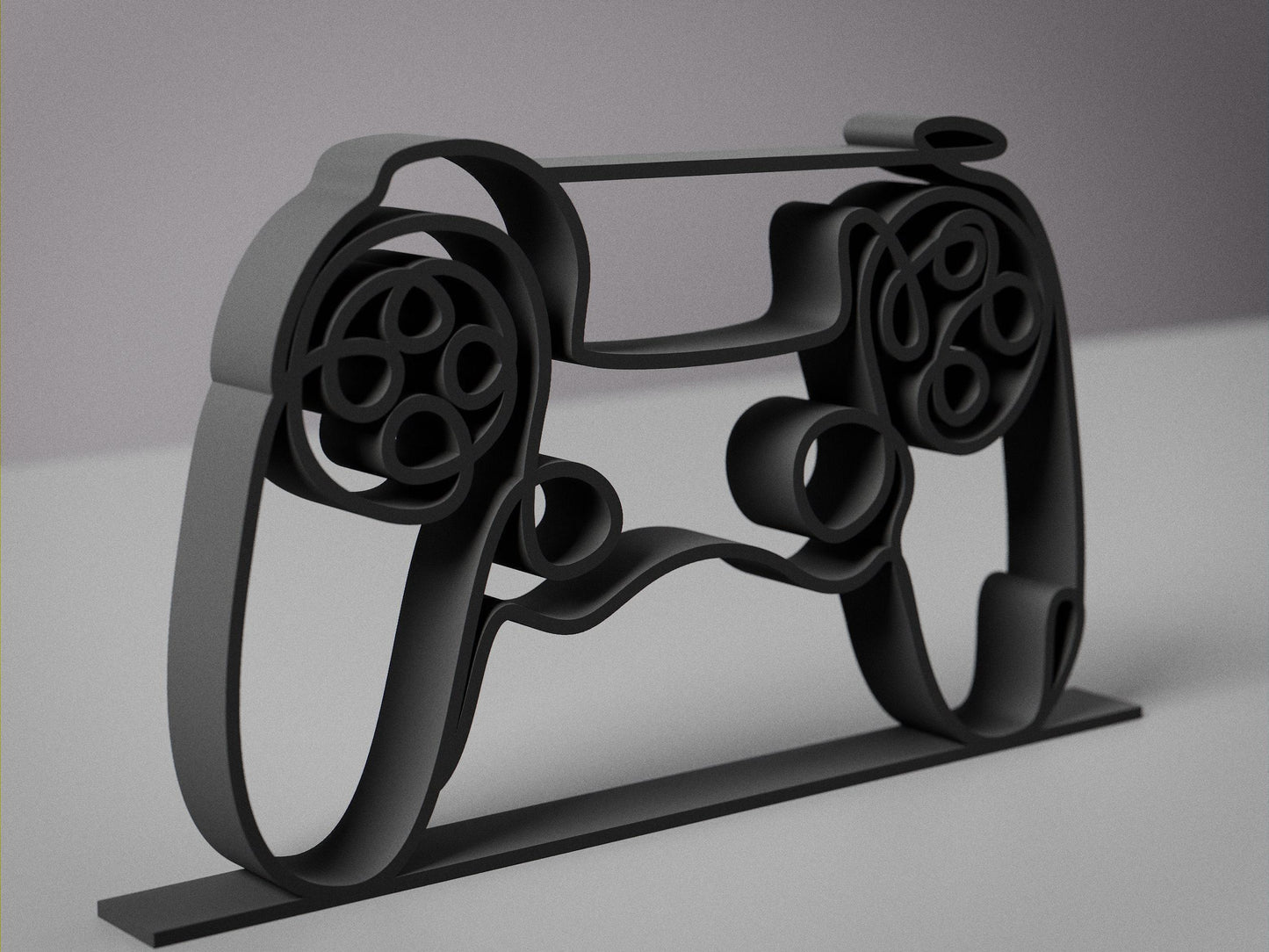 Gamepad - Customized Line Art Figure