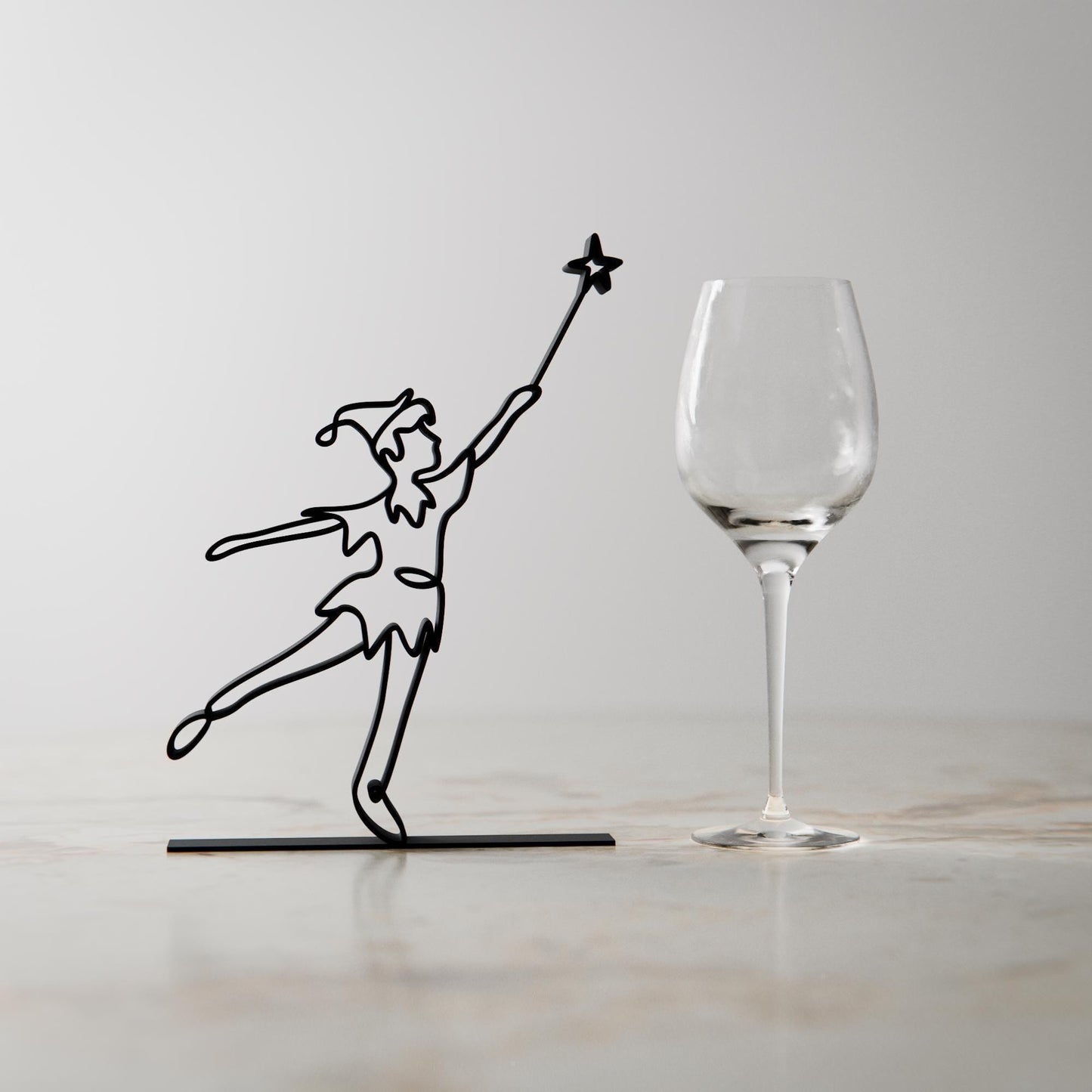Peter Pan - Customized Line Art Figure