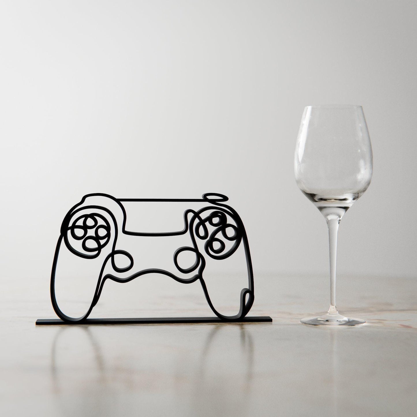 Gamepad - Customized Line Art Figure