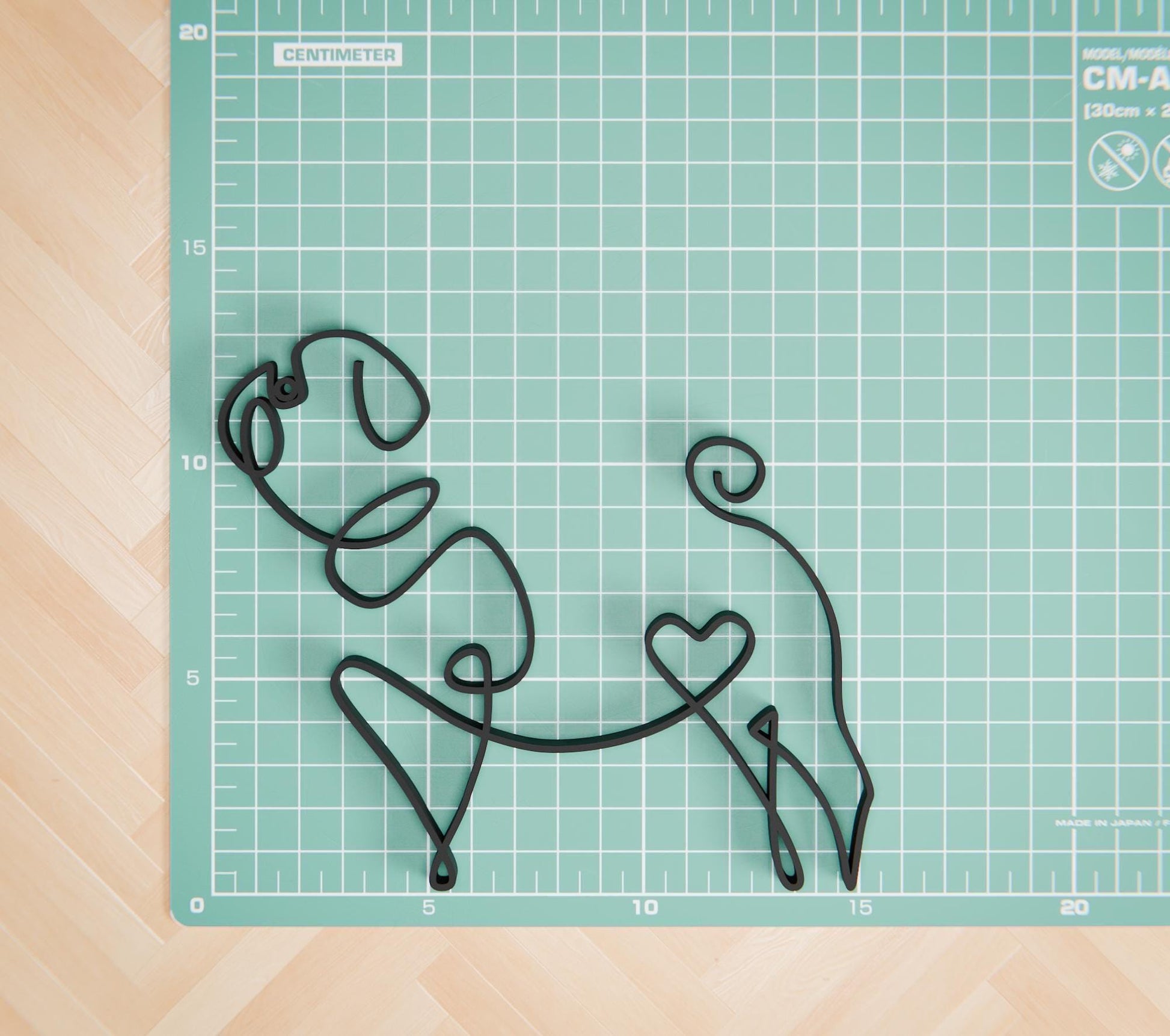 Pug Dog 79 - Line Art Figure