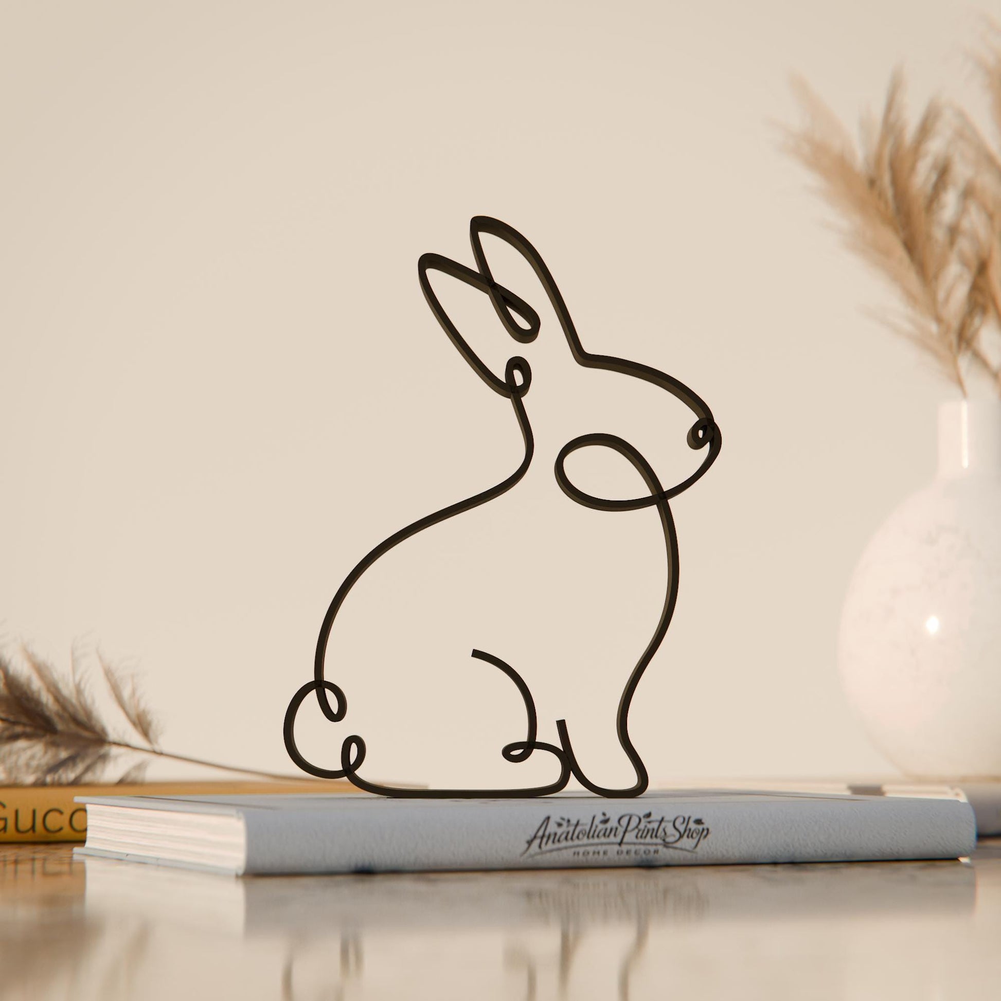 Rabbit - Line Art Figure