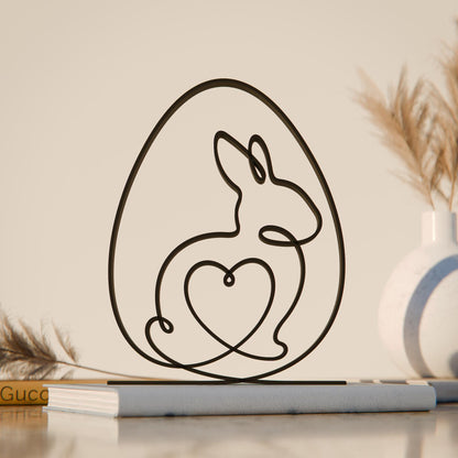 Easter Bunny - Line Art Figure