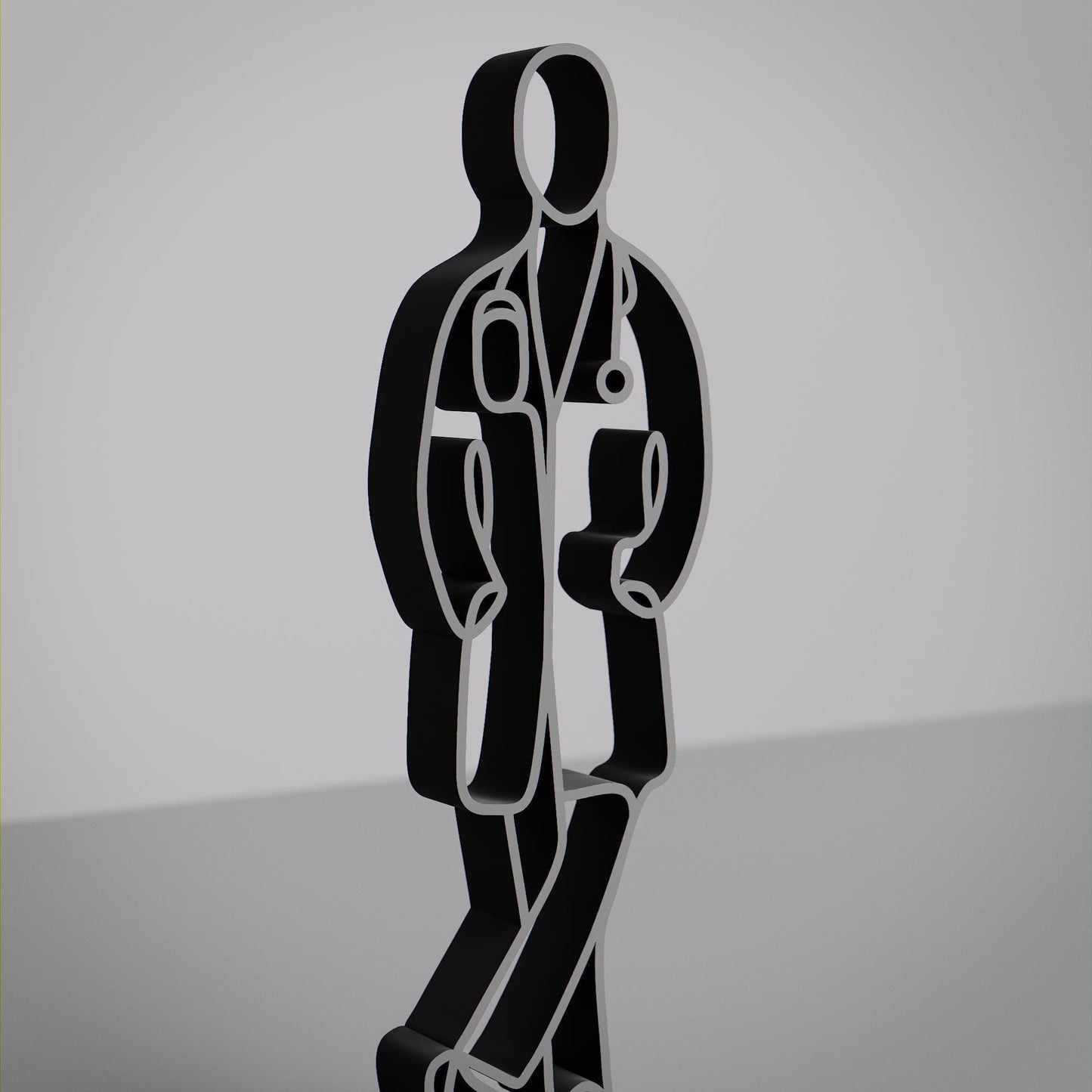 Doctor - Customized Line Art Figure