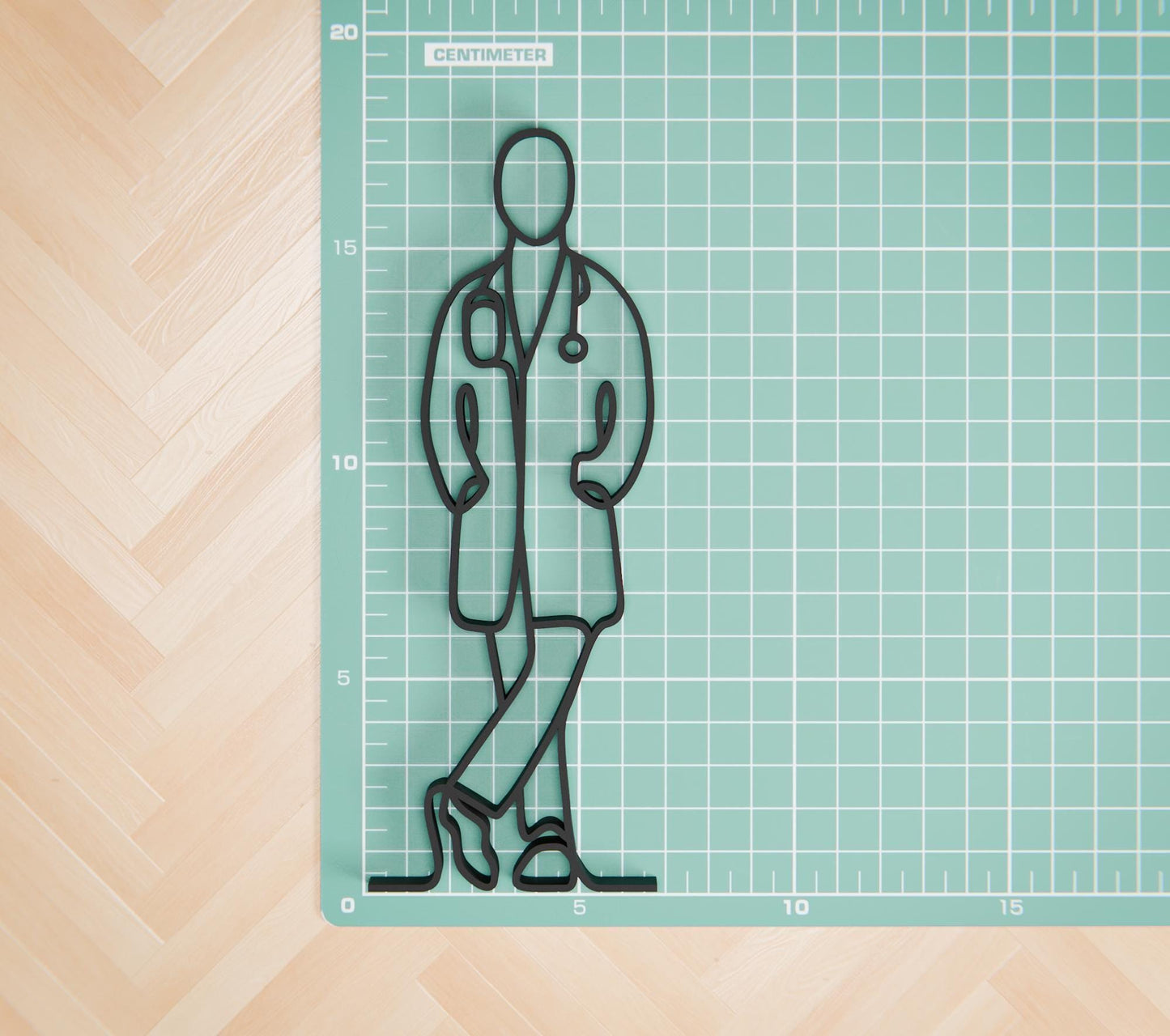 Doctor - Customized Line Art Figure