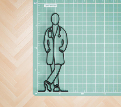 Doctor - Customized Line Art Figure