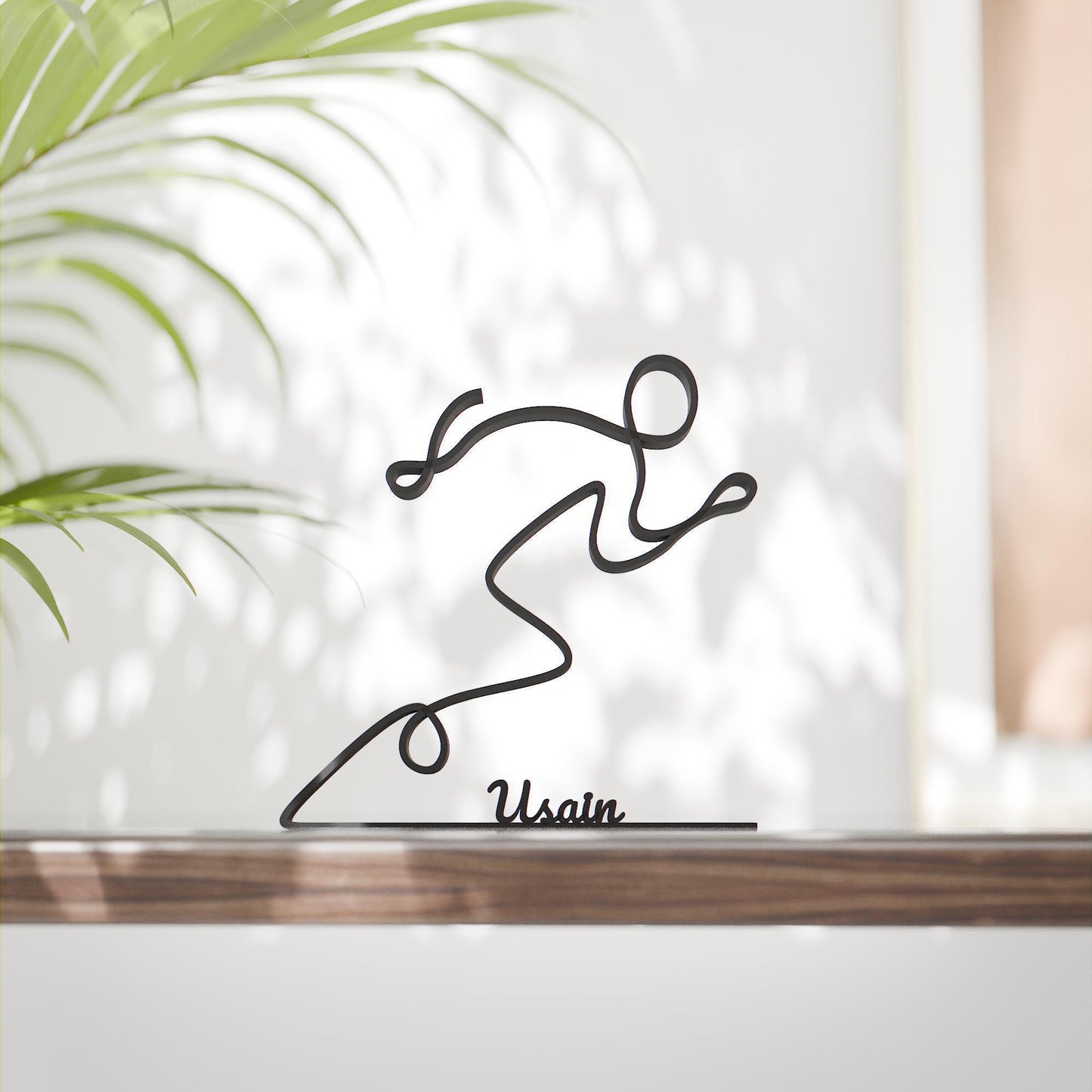 Runner - Customized Line Art Figure